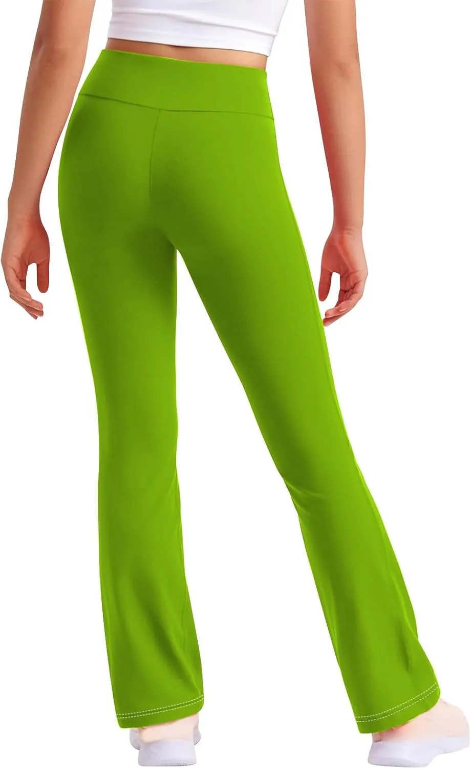 Girls Flare Leggings Kids High Waist Yoga Pants Bootcut Lounge Casual Active Dance Pants Bell Bottoms Cute Clothes