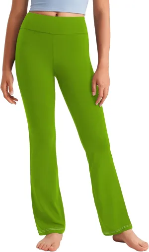 Girls Flare Leggings Kids High Waist Yoga Pants Bootcut Lounge Casual Active Dance Pants Bell Bottoms Cute Clothes