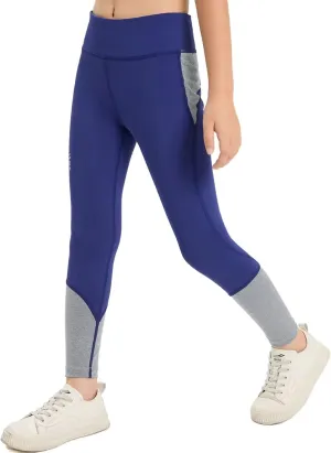 Girls Leggings Bootcut Casual Pants Cross High Waisted Yoga Active Pant Workout Running 6-14 Years