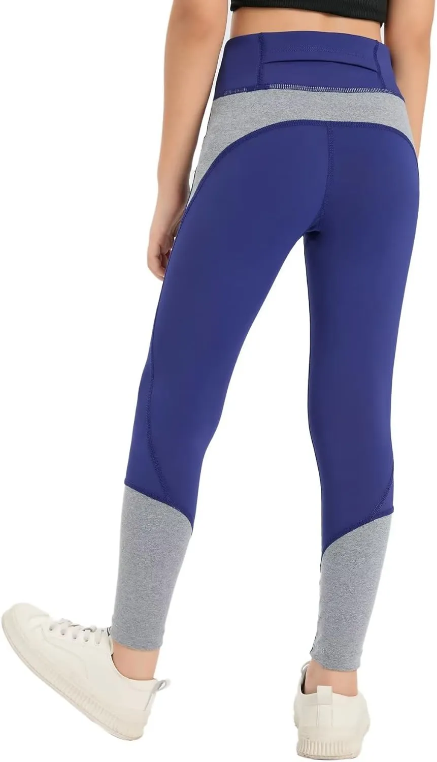 Girls Leggings Bootcut Casual Pants Cross High Waisted Yoga Active Pant Workout Running 6-14 Years
