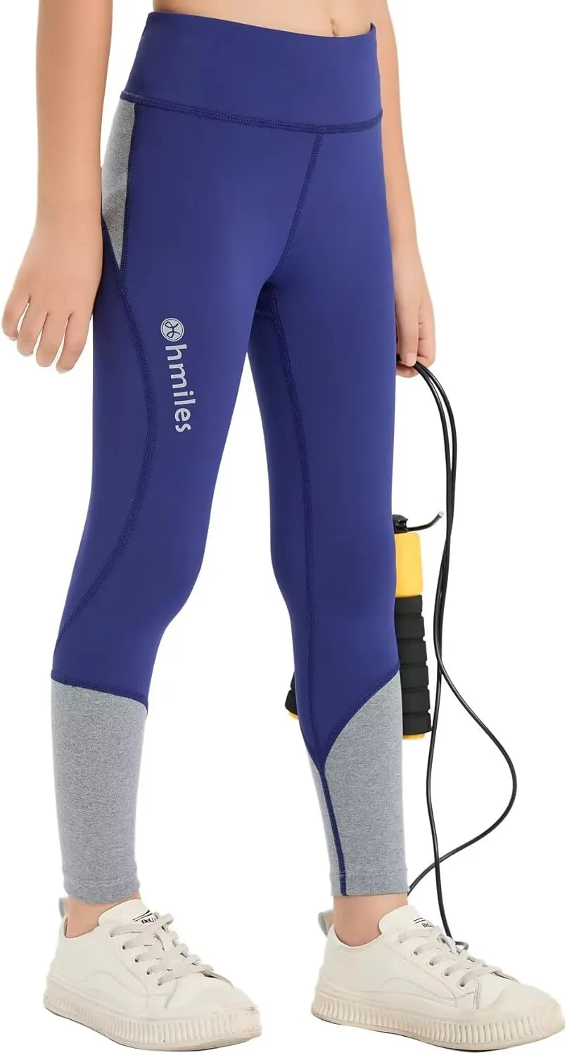Girls Leggings Bootcut Casual Pants Cross High Waisted Yoga Active Pant Workout Running 6-14 Years