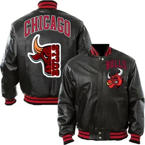 H&D Clothing Men's Chicago Vintage Game Letterman Bull National Basketball Letterman League Varsity Jacket for Men