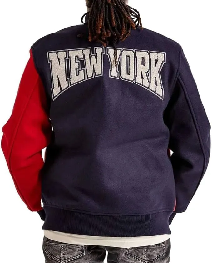 H&D Clothing Mens New York Letterman Yankees Varsity Jacket Mens NY College Baseball Varsity Bomber Jacket