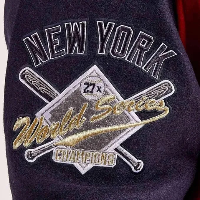 H&D Clothing Mens New York Letterman Yankees Varsity Jacket Mens NY College Baseball Varsity Bomber Jacket