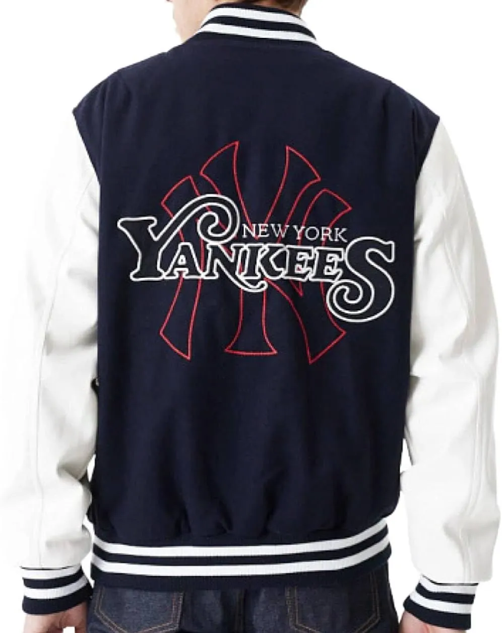 H&D Clothing Mens New York Letterman Yankees Varsity Jacket Mens NY College Baseball Varsity Bomber Jacket