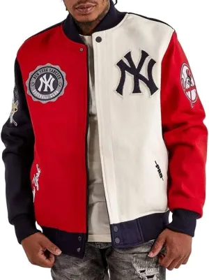 H&D Clothing Mens New York Letterman Yankees Varsity Jacket Mens NY College Baseball Varsity Bomber Jacket