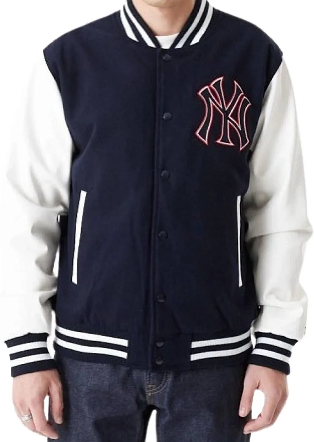 H&D Clothing Mens New York Letterman Yankees Varsity Jacket Mens NY College Baseball Varsity Bomber Jacket