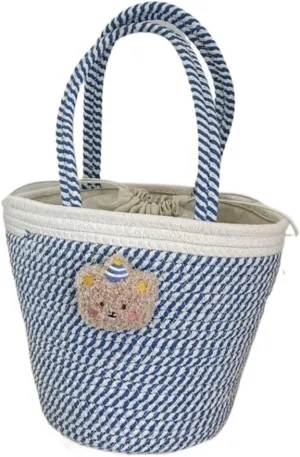 Handbag Summer Fashion Woven Handbag Versatile Casual Niche Shoulder Bag Cute Doll Bucket Bags Straw Bags