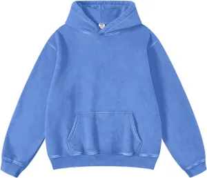 Hatant Oversized Hoodie Sweatshirts for Men Couples Heavyweight Hoodies Pullover Vintage Mens Acid Wash Sweaters Clothes 2025