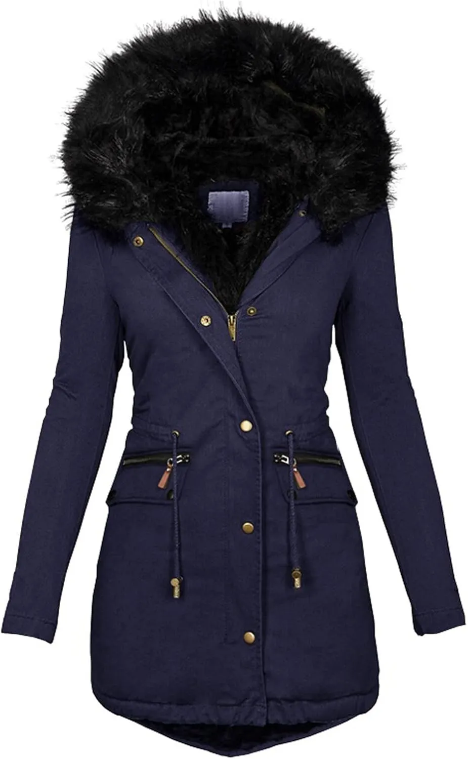 Heavyweight Outerwear Coat for Women Thicker Winter Slim Women'S Coat Women Long Quilted Coat Womens Puffer Coat