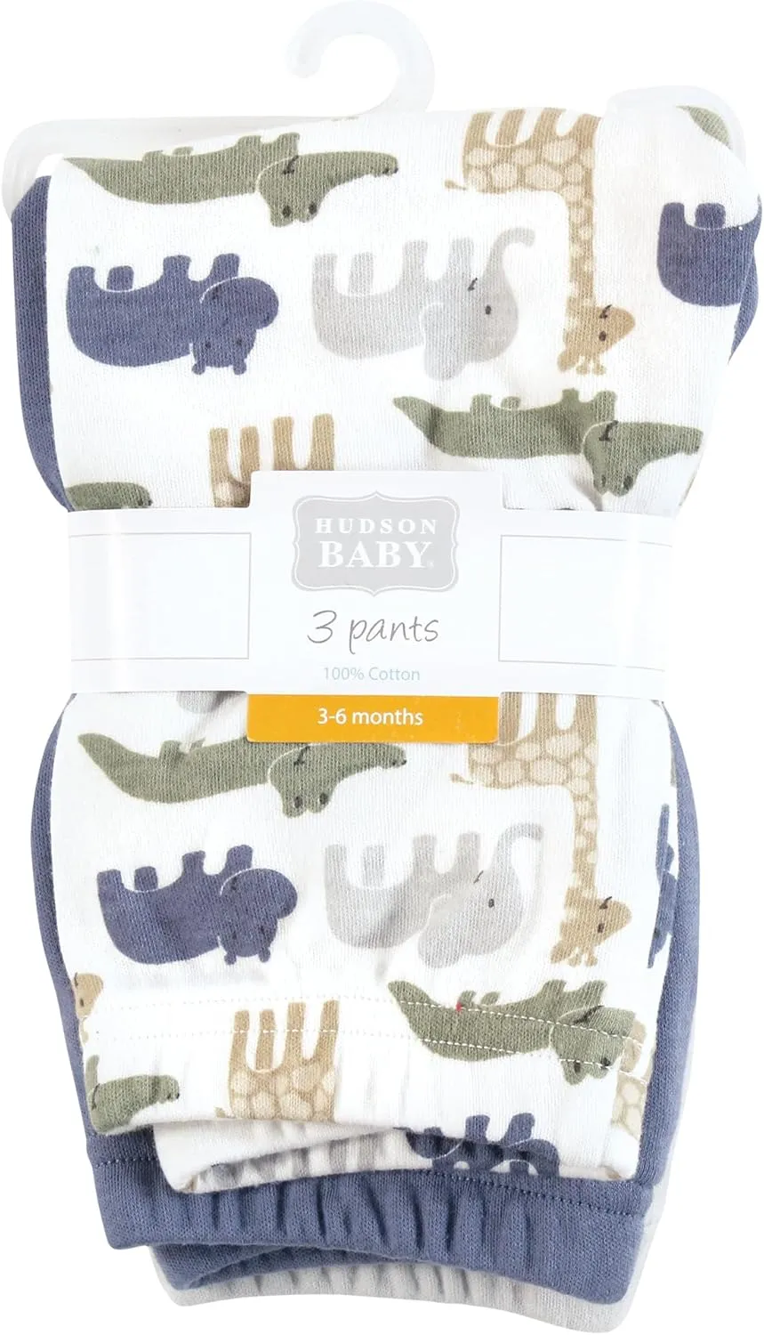 Hudson Baby Unisex Baby Cotton Pants and Leggings