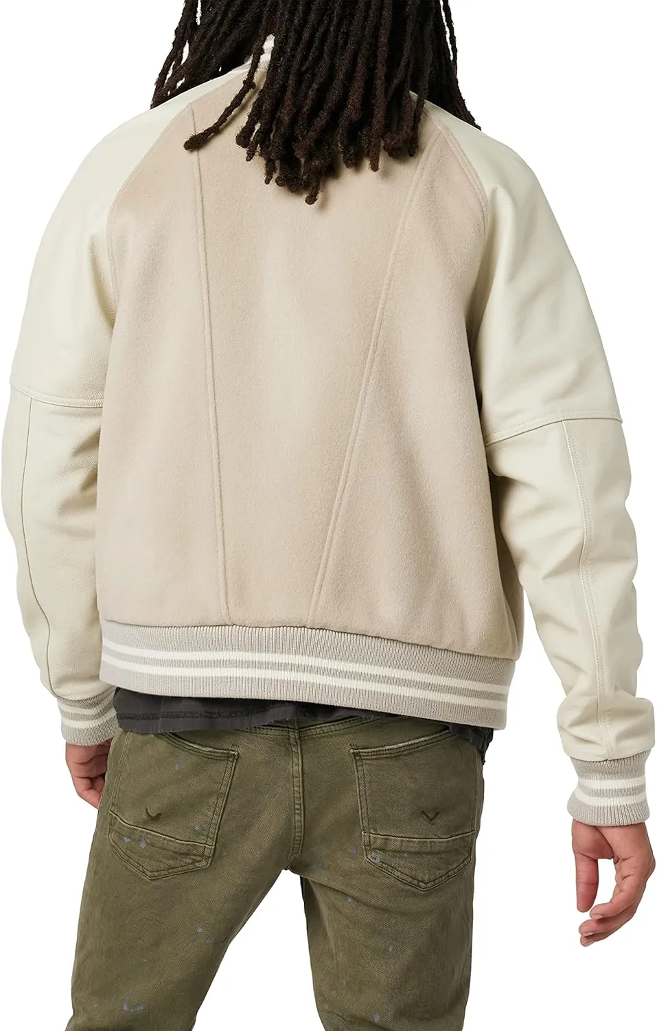 HUDSON Men's Bomber Varsity Jacket