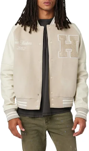 HUDSON Men's Bomber Varsity Jacket