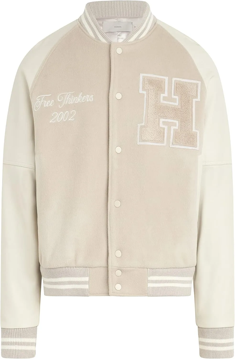 HUDSON Men's Bomber Varsity Jacket