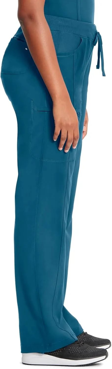 Infinity by Cherokee Straight Leg Drawstring Women Scrub Pants 360 Stretch with 4 Pockets -1123A