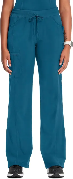 Infinity by Cherokee Straight Leg Drawstring Women Scrub Pants 360 Stretch with 4 Pockets -1123A
