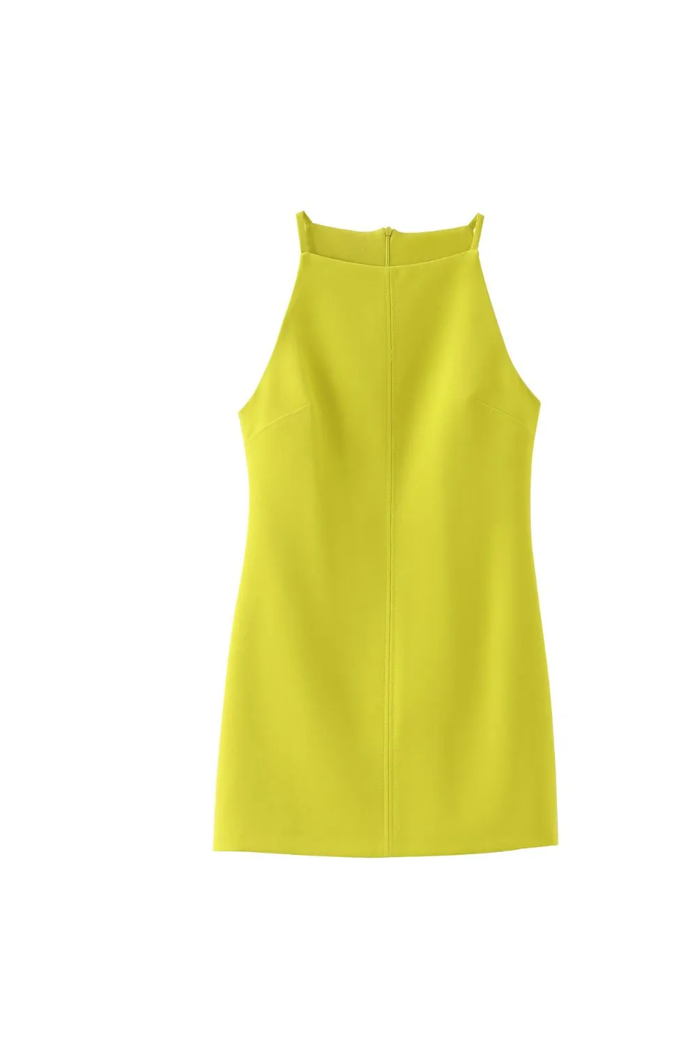 'Isabelle' Minimalist Short Wide-Strap Dress