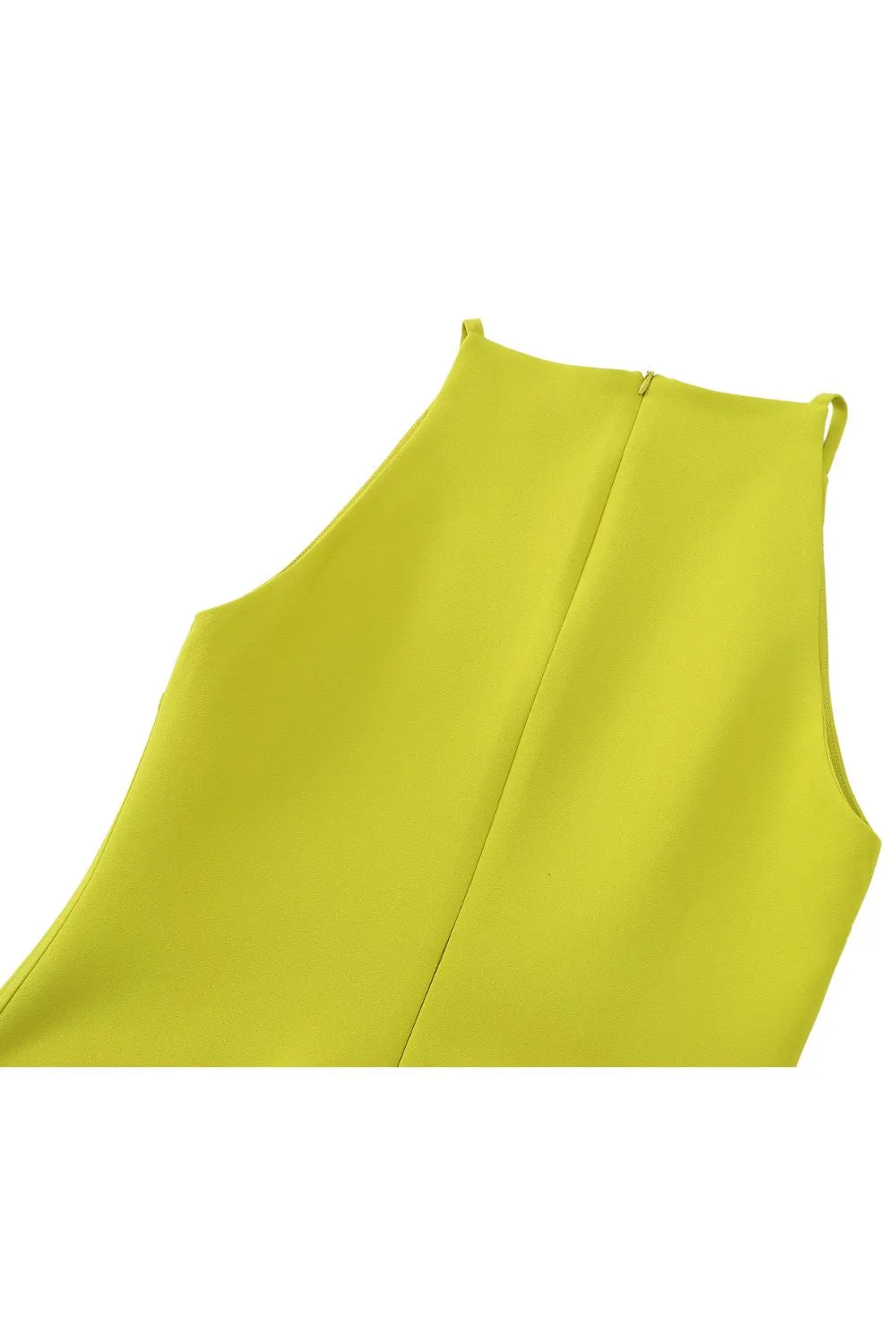 'Isabelle' Minimalist Short Wide-Strap Dress