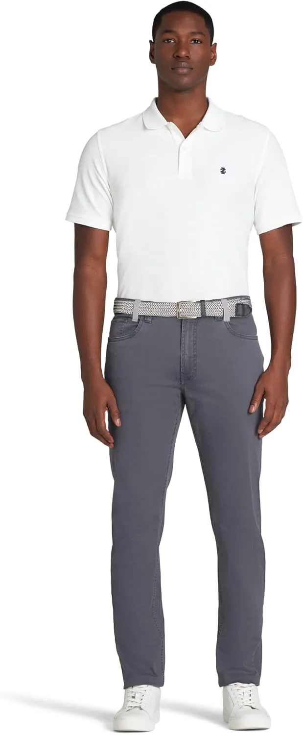 IZOD Men's Big & Tall Performance Stretch Flat Front Pant