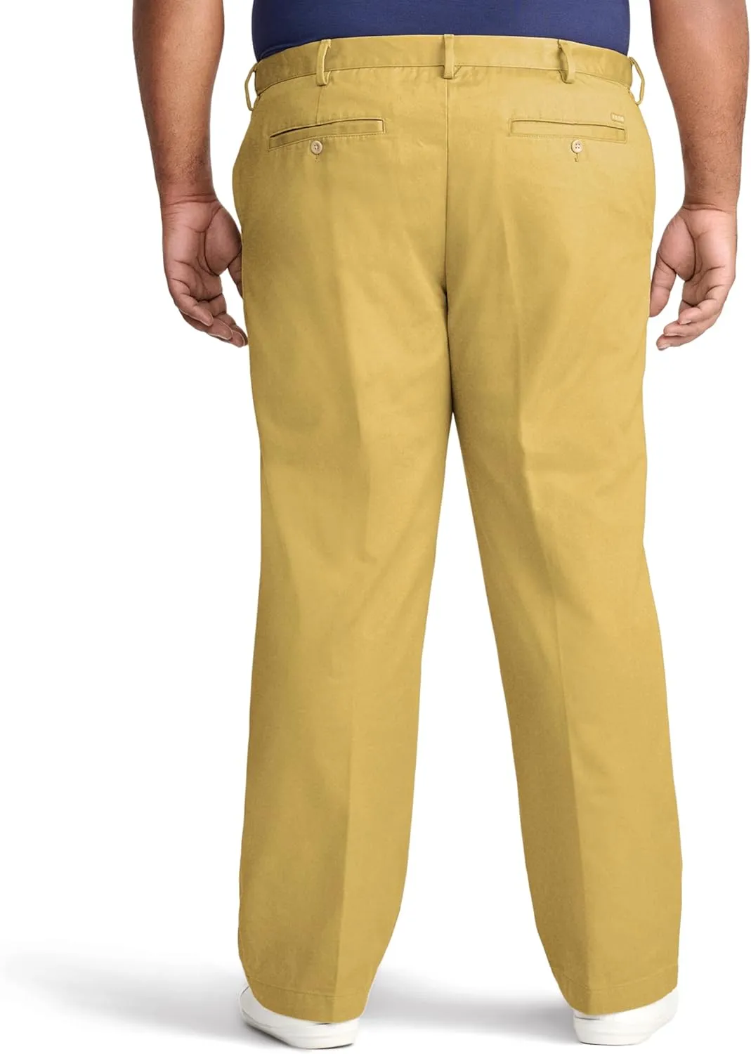 IZOD Men's Big-and-Tall American Chino Double-Pleated Pants