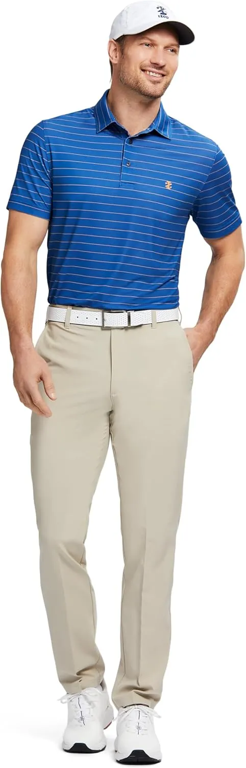 IZOD Men's Golf Swingflex Straight-fit Flat-Front Pants