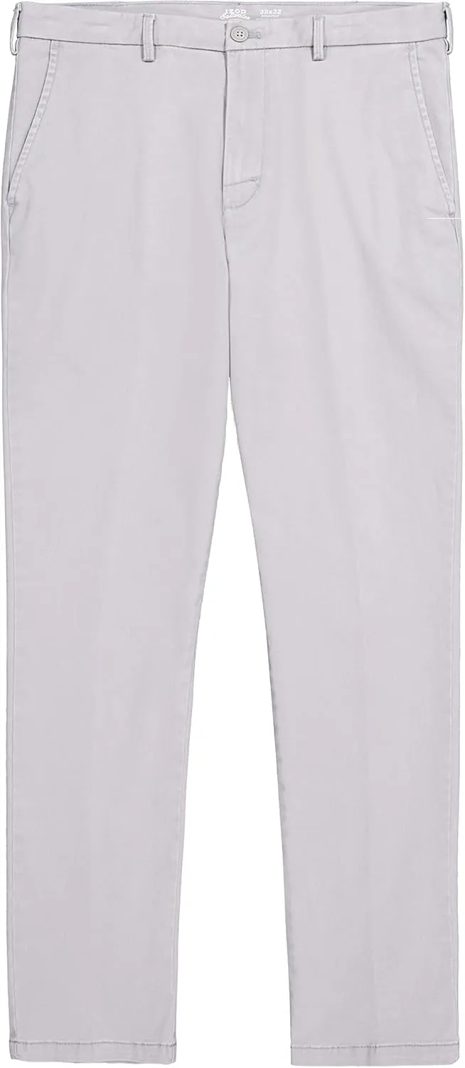 IZOD Men's Saltwater Stretch Flat Front Straight Fit Chino Pant