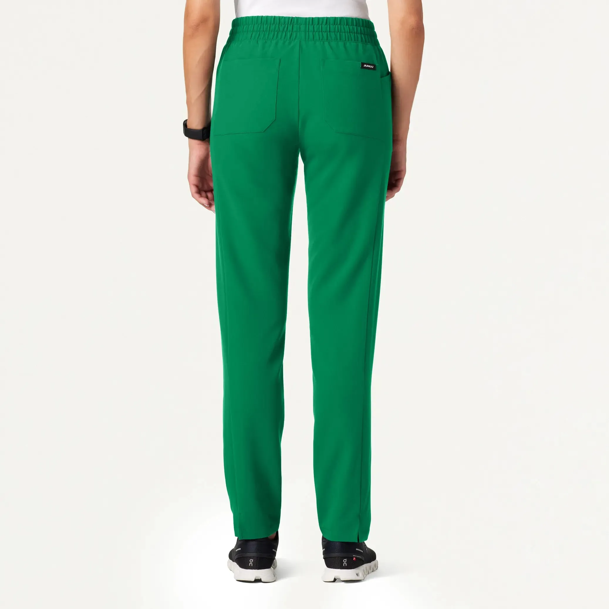 Jaanuu Women's Effie Slim 6-Pocket Scrub Pant - Emerald Green
