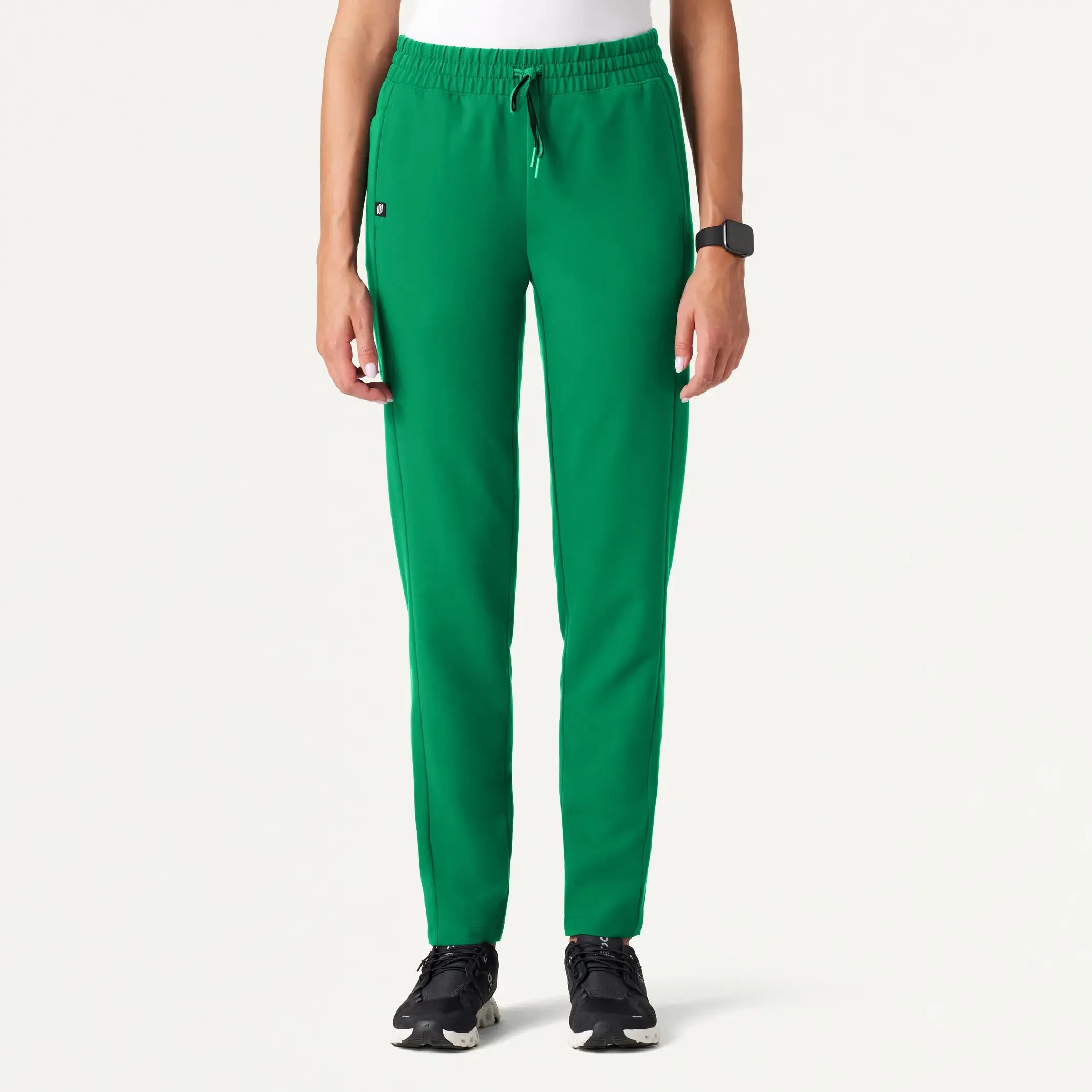 Jaanuu Women's Effie Slim 6-Pocket Scrub Pant - Emerald Green