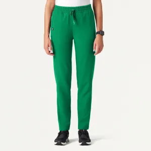 Jaanuu Women's Effie Slim 6-Pocket Scrub Pant - Emerald Green