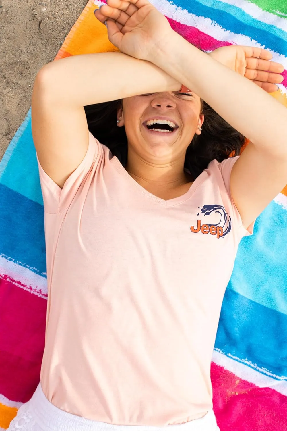 Jeep Ladies Beachin' Good Time V-Neck T-Shirt for Women