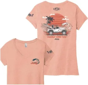 Jeep Ladies Beachin' Good Time V-Neck T-Shirt for Women