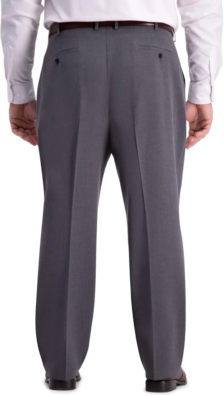 J.M. Haggar Men's Classic Fit Flat Front Dress Pant-Regular and Big & Tall Sizes