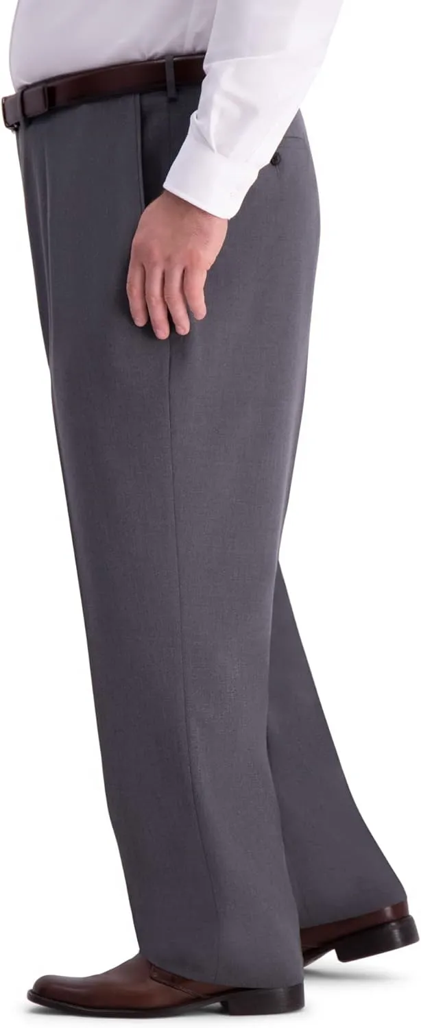 J.M. Haggar Men's Classic Fit Flat Front Dress Pant-Regular and Big & Tall Sizes