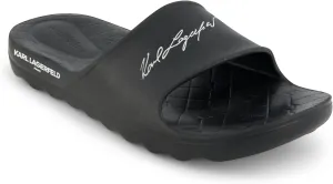 KARL LAGERFELD Men's One Piece Eva Pool Slide Sandal