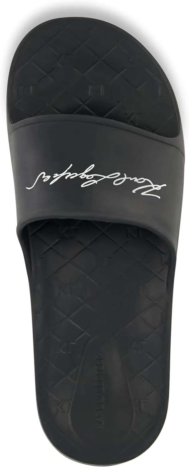 KARL LAGERFELD Men's One Piece Eva Pool Slide Sandal