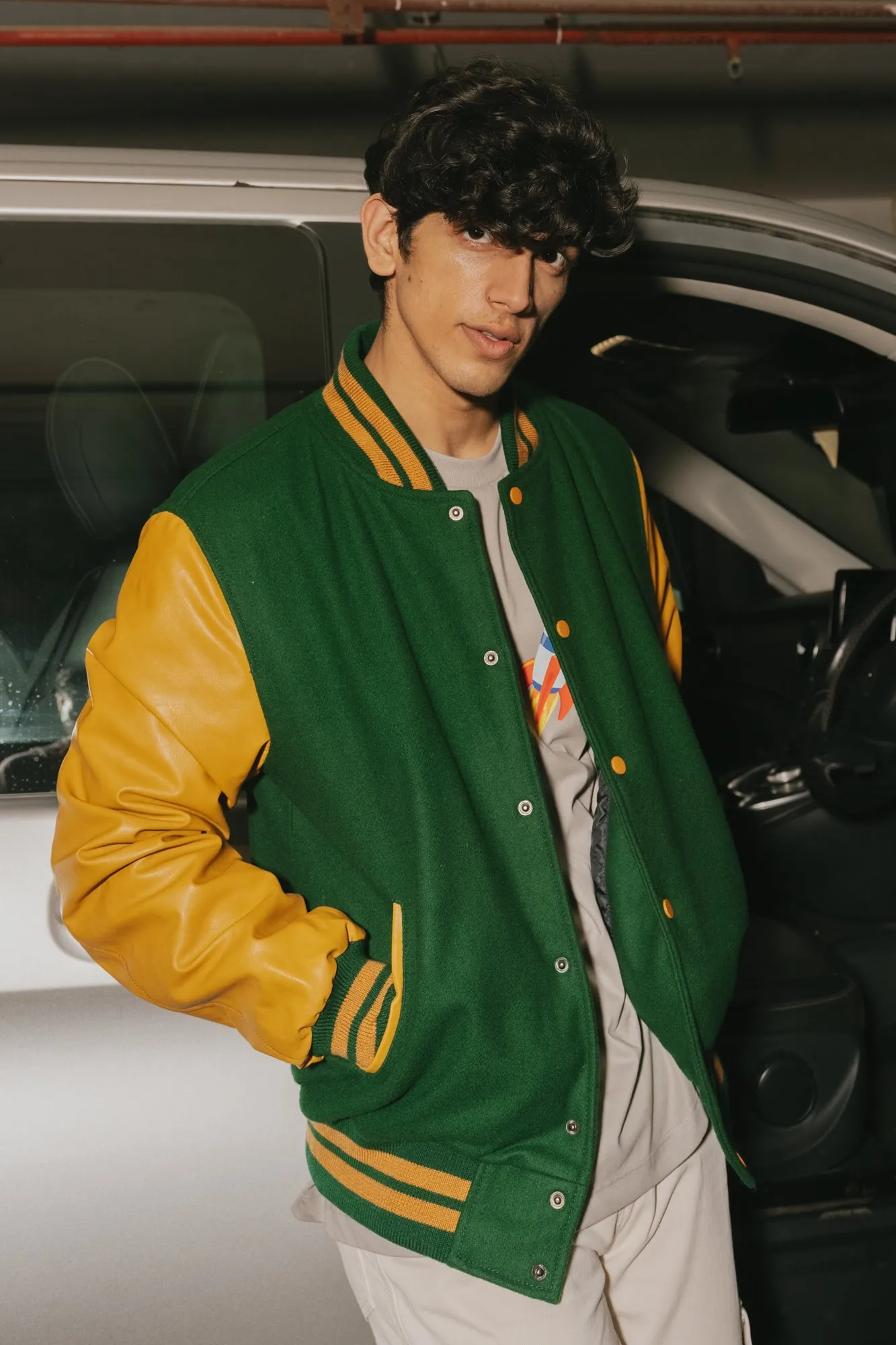 Kelly Men's Varsity Jacket