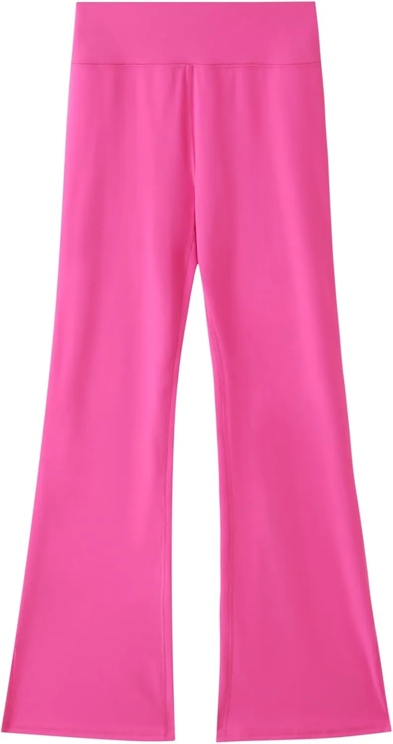Kids' Activewear Leggings Super Soft Black Flare Leggings Girls' Yoga Pants