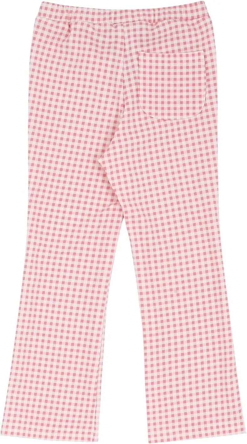 Kids Toddler Girls Soft Cotton Wide Leg Boot Cut Pants ?C Flare Wide Leg Leggings
