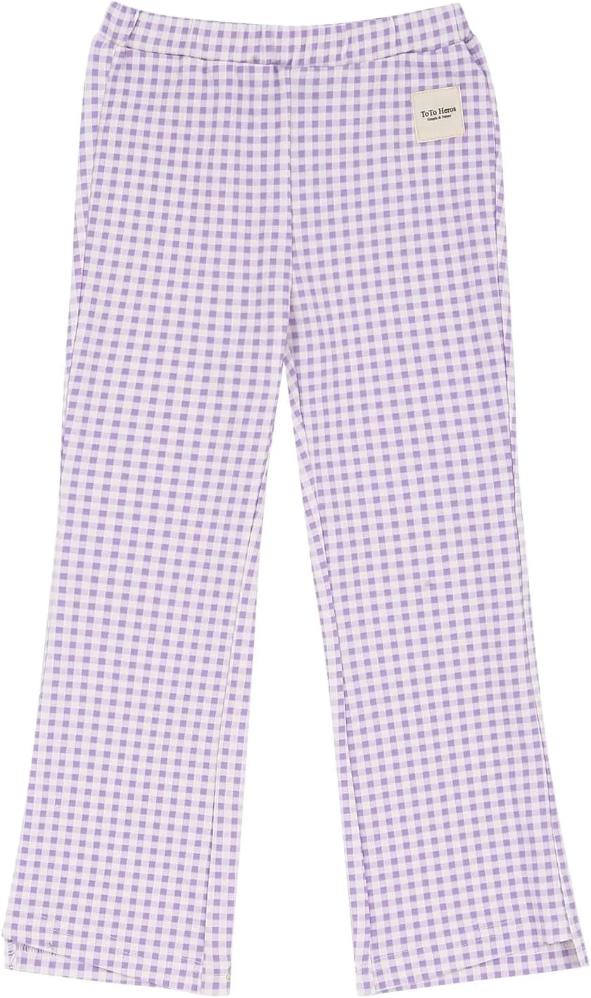Kids Toddler Girls Soft Cotton Wide Leg Boot Cut Pants ?C Flare Wide Leg Leggings