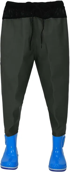 Kids Waders Rain Pants Youth Fishing Waders for Toddler Children Boys Girls Water Proof Hunting Waders with Rain Boots