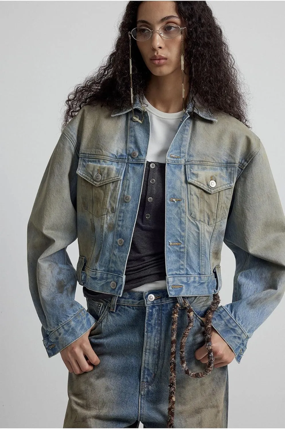 Ladies' Denim Jacket, Thick Warm Outerwear