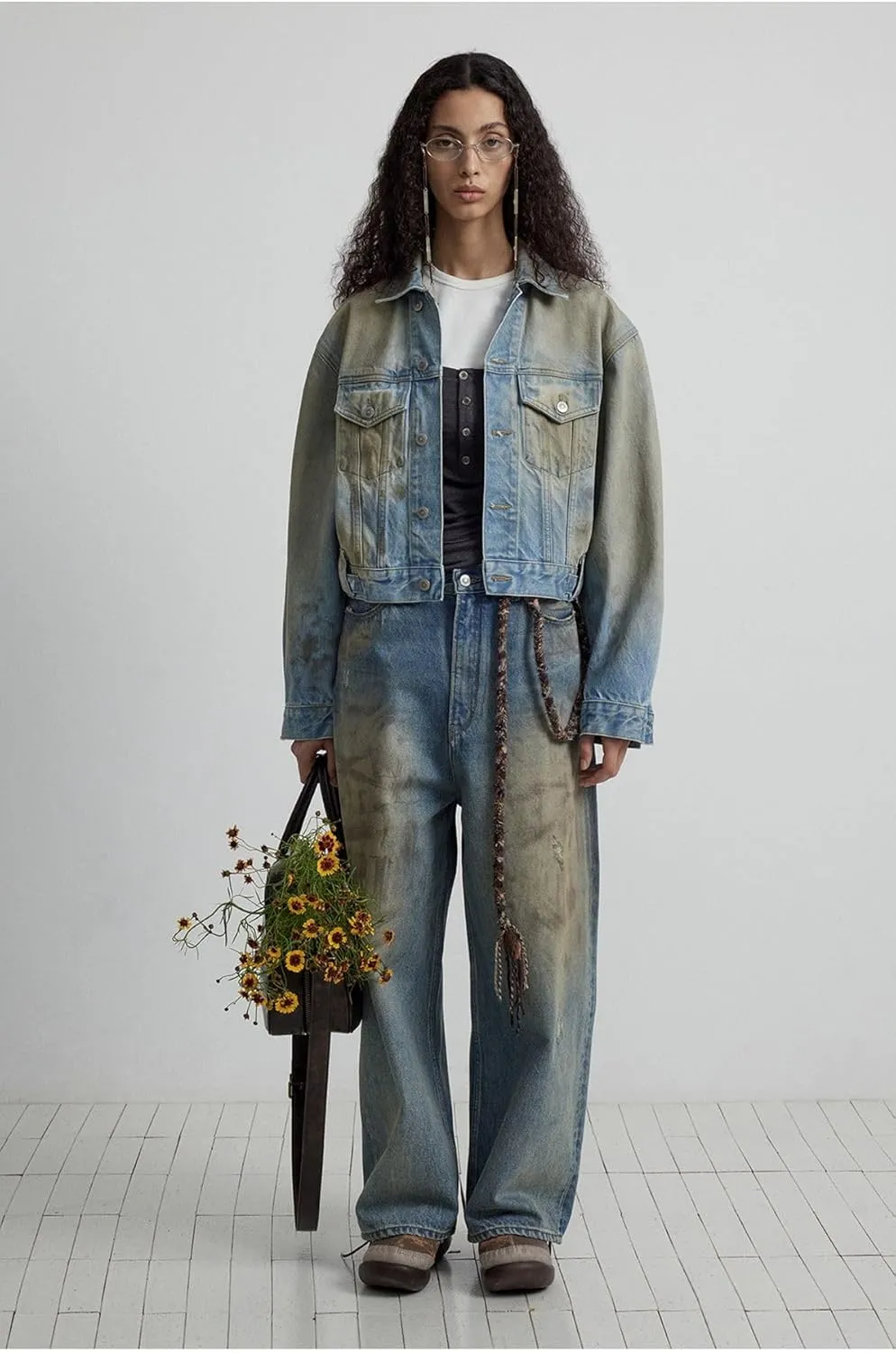 Ladies' Denim Jacket, Thick Warm Outerwear