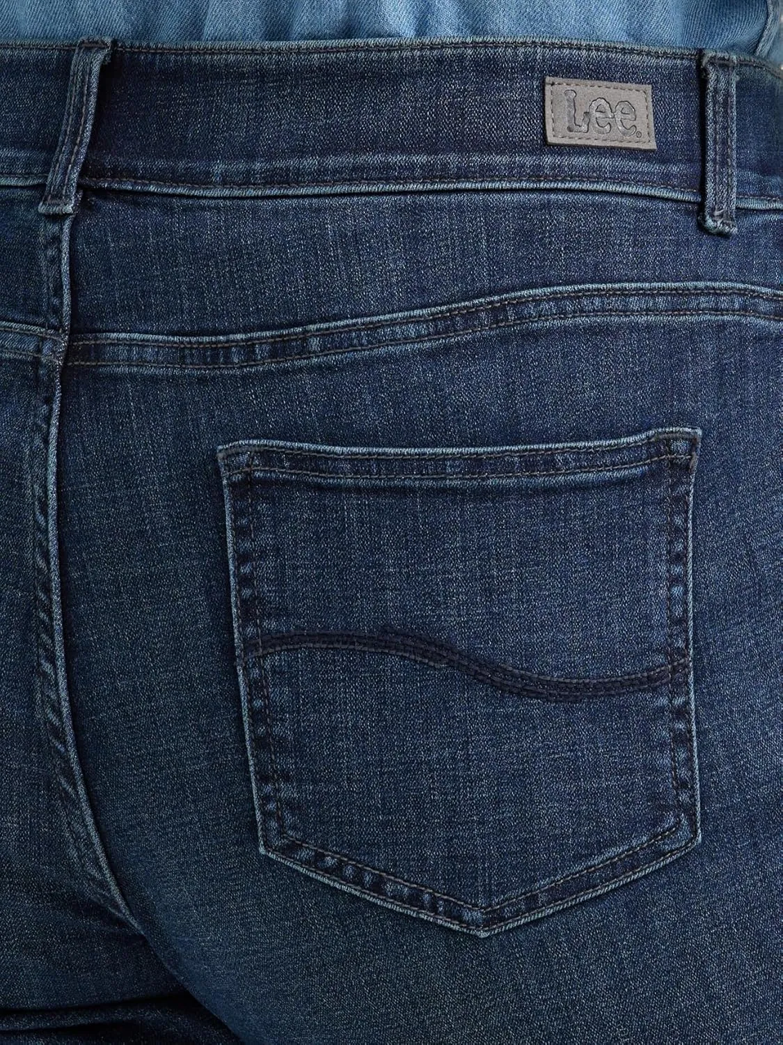 Lee womens Plus Size Ultra Lux Comfort With Flex Motion Straight Leg Jean