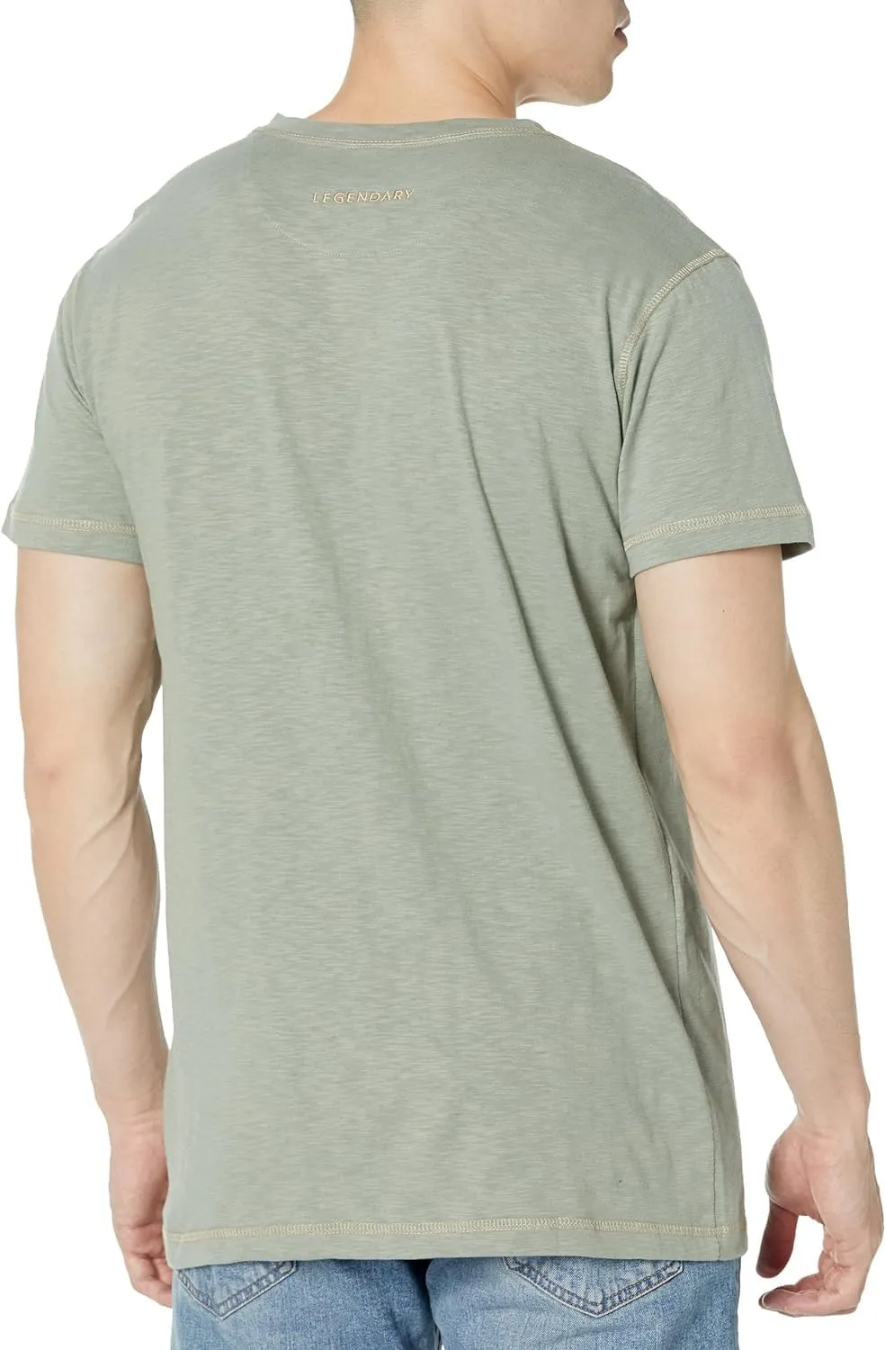 Legendary Whitetails Men's Maverick Slub Henley Short Sleeve Shirt