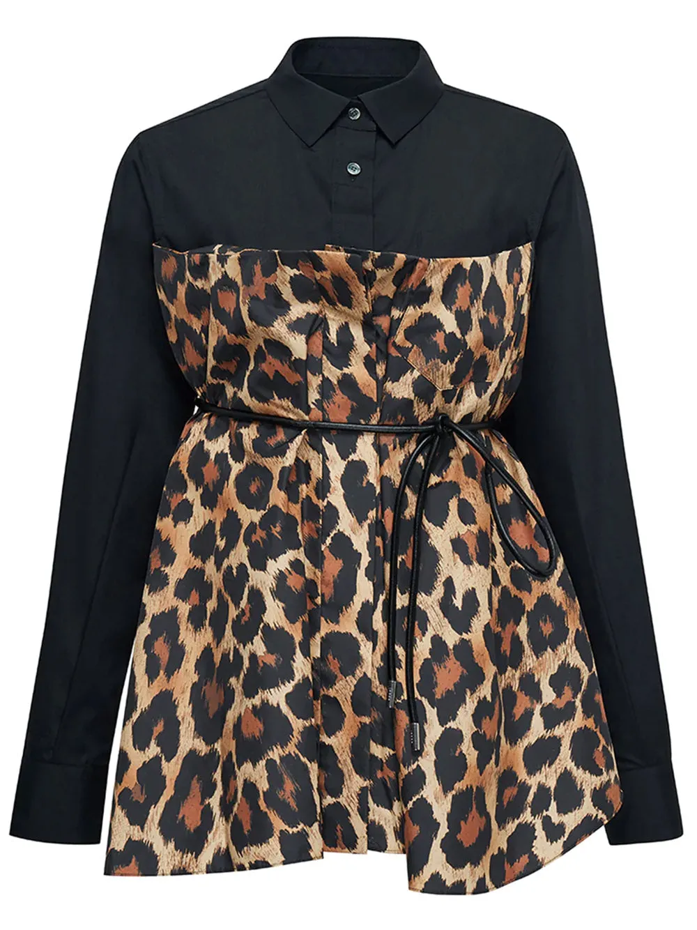 Leopard Print Long Sleeve Shirt
