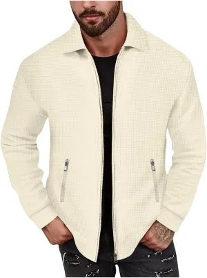 Lightweight Mens Bomber Jacket Men's Varsity Jackets Casual Windbreaker Jackets for Men Zip Up Jacket for Men