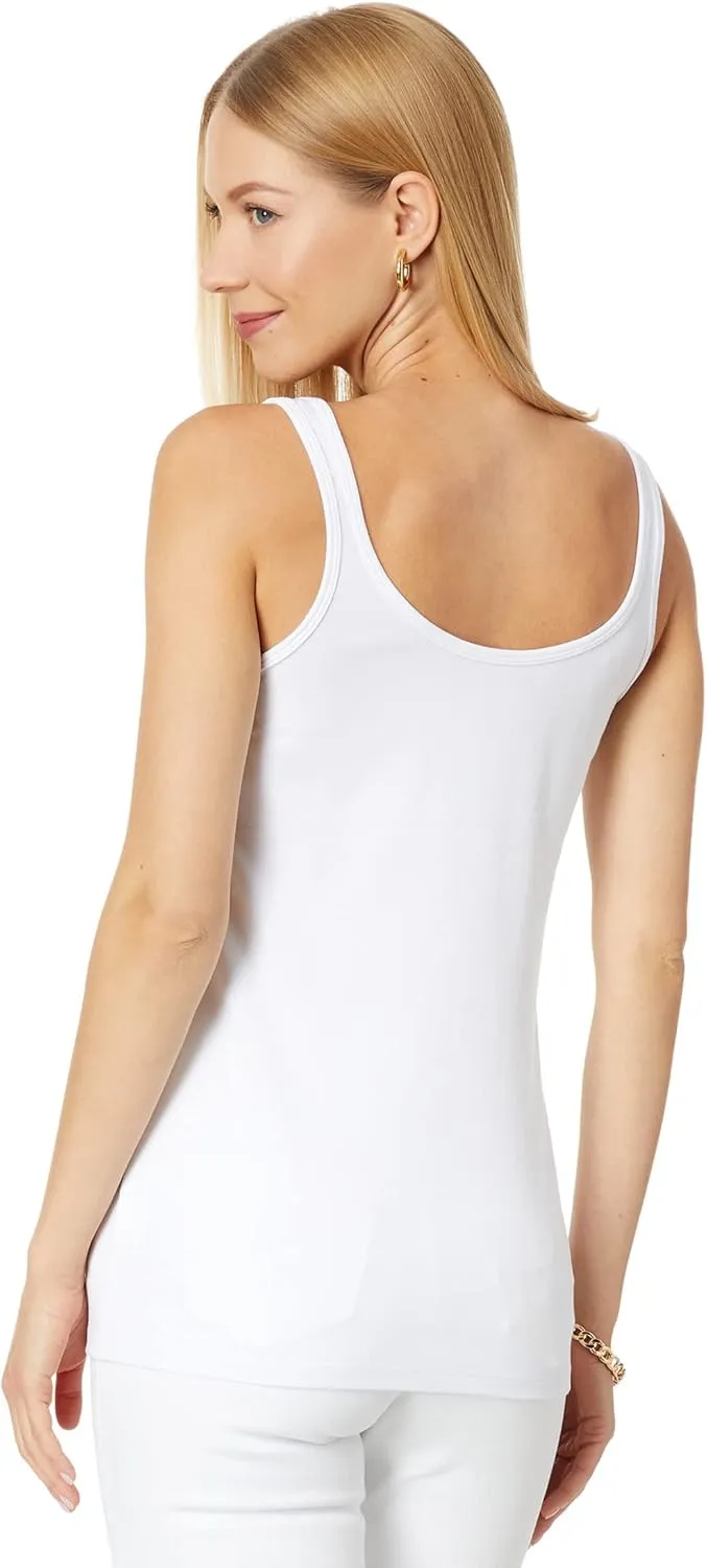 Lilly Pulitzer Halee Tank - Tank Top for Women - Scoop Back - Straight Hem - Scoop Neckline - Slim Fit