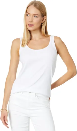 Lilly Pulitzer Halee Tank - Tank Top for Women - Scoop Back - Straight Hem - Scoop Neckline - Slim Fit