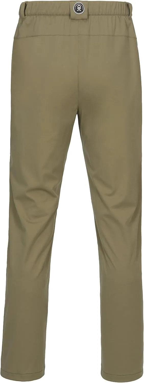 Little Donkey Andy Men's Puffer Pants Warm Fleece Lined Quilted Insulation Snow Ski Pants