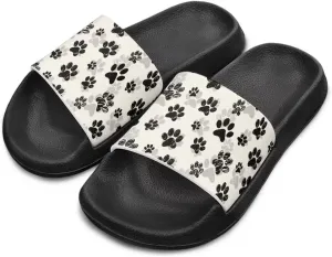 Little Kids Slides Slippers Summer EVA Non Slip One Piece Sandal for Beach Home Soft and Quickly Drying